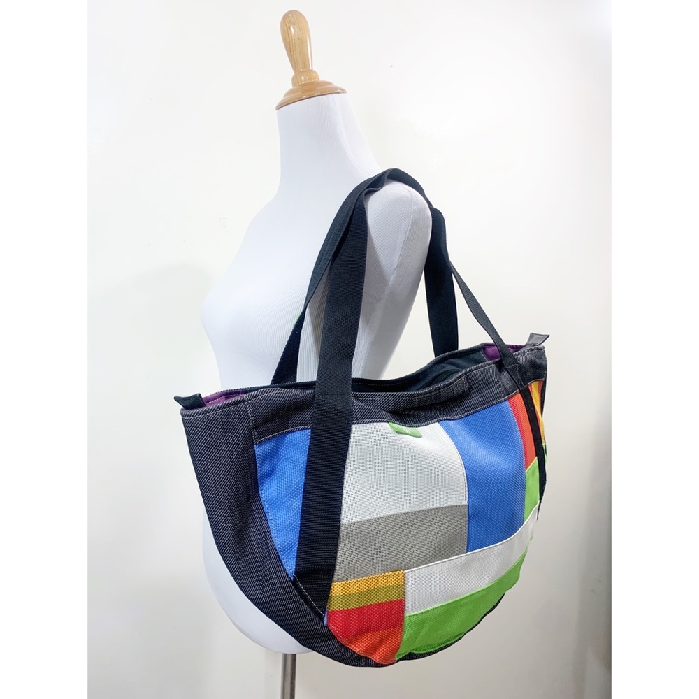 Mamagreen Black Extra Large Thick Canvas Tote Bag